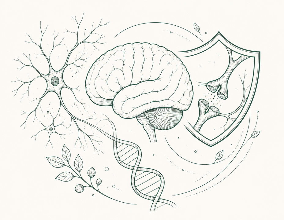 Ilustração — Cognição e Prevenção de Neurodegeneração